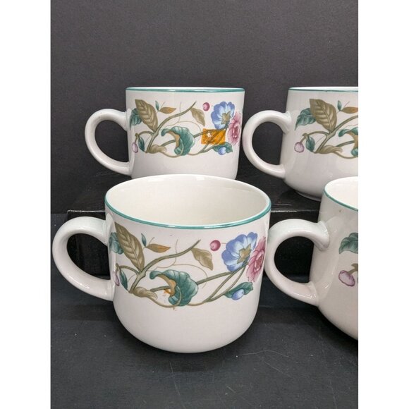The Castlegarden Collection by Citation Floral 10 Oz Coffee Cup Set of 4 - Picture 4 of 8